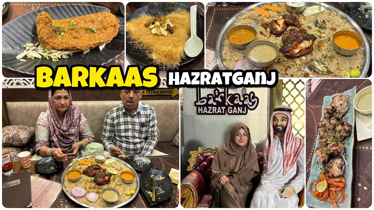 Barkaas Hazratganj Visit Vlog || BBQ Mandi ||Mummy ka Birthday 🥳|| Muskuraiye aap Lucknow m h 😇❤️