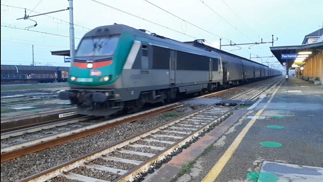 Tortona -- Treni Merci e Passeggeri in Arrivo e in Transito (Episodio 6)