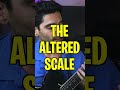 The Altered Scale in 30seconds (Blues/Jazz guitar must know) #shorts