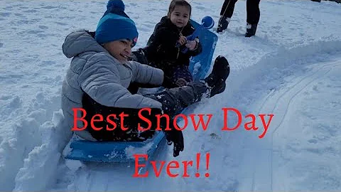 Crazy Snow Day With Denison and Denise