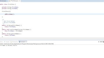 Java Basics Setters and Getters