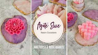 Making a Retro Glam Agate Slice Epoxy Resin Table – Smile Mercantile Craft  Co.