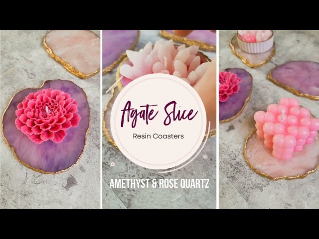 Making a Retro Glam Agate Slice Epoxy Resin Table – Smile Mercantile Craft  Co.