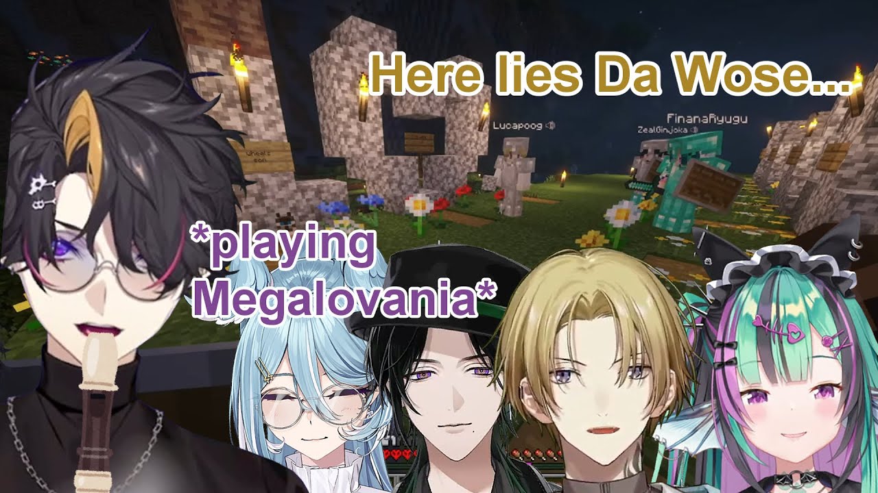 shu plays the recorder for wilson and rosemi's funerals [nijisanji en | shu yamino]