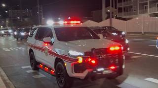 Battalion Chief 7 Responding to a Traffic Accident - Ocean City Fire Department