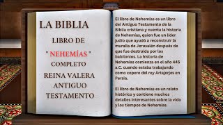 ORIGINAL: LA BIBLIA LIBRO DE ' NEHEMÍAS ' COMPLETO REINA VALERA ANTIGUO TESTAMENTO