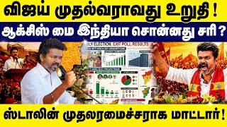 விஜய் முதல்வராவது உறுதி ! ஆக்சிஸ் மை இந்தியா சொன்னது சரி ? Axis My India Polling Result | TVK Vijay
