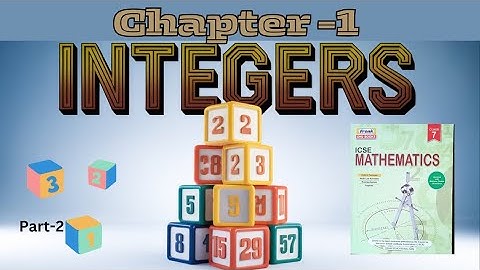 Frank ICSE Mathematics |Chapter 1 | Integers | Class 7 | Exercise 1.1 | P-2