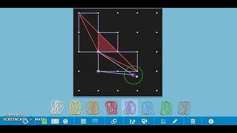 Using a Geoboard to Find the Area of a Triangle - Madison Huser