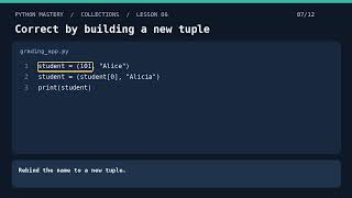 Python Tuples Explained: Create, Index, Slice, Immutable | Advanced Python Lesson 6