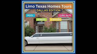 Limo Texas Homes Tours: Dallas Edition — Pool, 4 Beds, 4 Baths, 2,492 Sq Ft