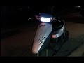 DRL / ДХО ходовые огни + ксенон мопед HONDA Dio 35