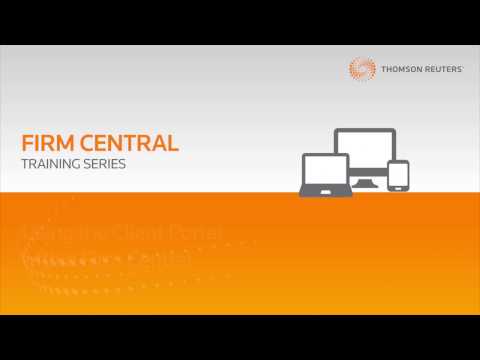 Firm Central Canada - Using the Client Portal in Firm Central