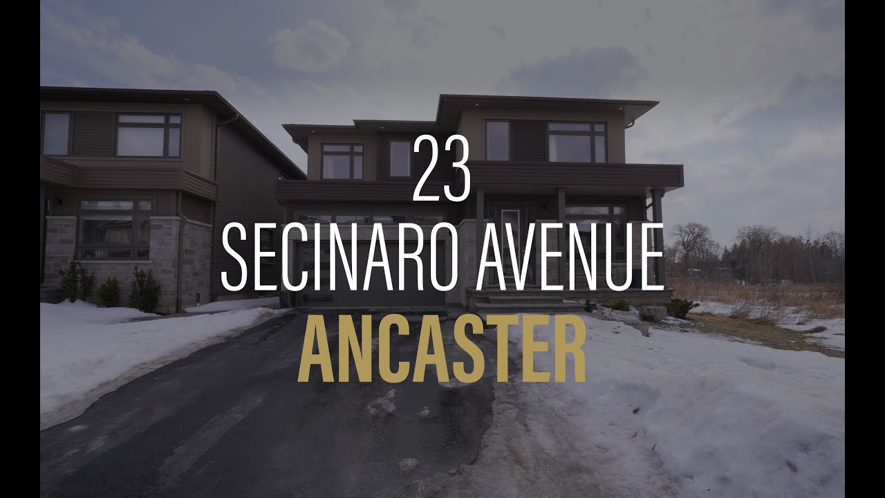 23 Secinaro Avenue, Ancaster, ON YouTube