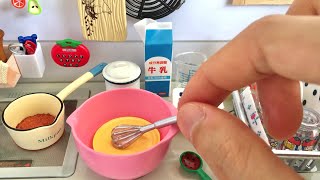 Toy Miniature Mini Toy Food Cooking | Re-Ment Mini Kitchen | Crème Caramel | Flan | Custard Pudding