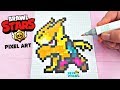 ВОРОН-ФЕНИКС из ИГРЫ BRAWL STARS РИСУНКИ ПО КЛЕТОЧКАМ  -PIXEL ART