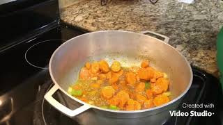 Jamaican curry potato