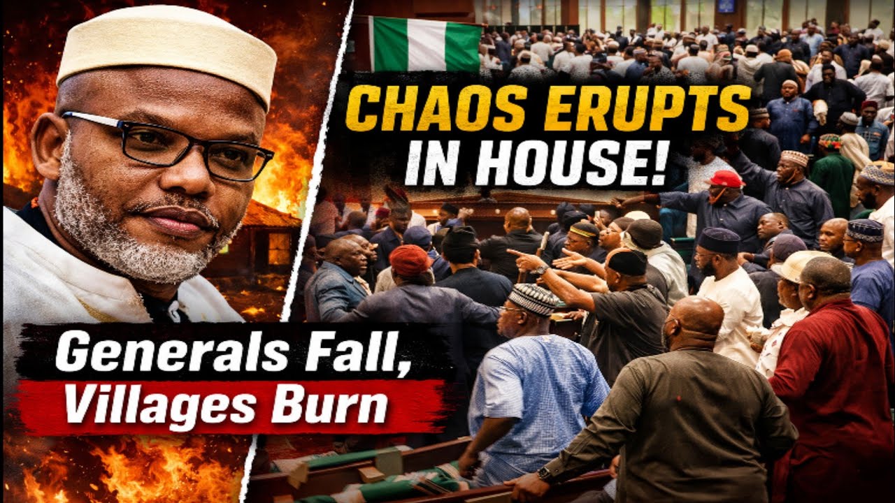 Когда в парламенте упомянули Ннамди Кану, повсюду разразился скандал! Генералы пали, деревни сгор...