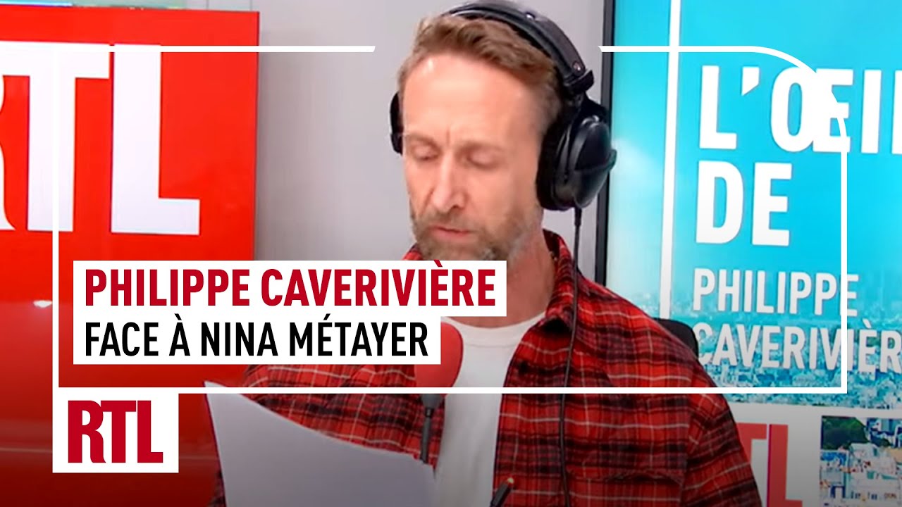 Philippe Caverivière face à Nina Métayer