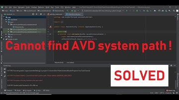 Solved - Cannot Find AVD System Path in Android Studio | Tech Tutorial