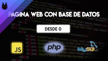 Introducción. Pagina web con PHP, MySQL y JavaScript Desde Cero #0
