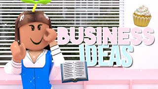 10 Cute BUSINESS Ideas For You To Build in Bloxburg! 🔨