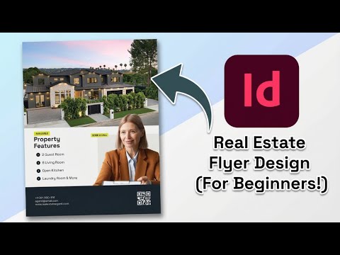 How To Design A Real Estate Flyer In Adobe Indesign For Beginners - YouTube