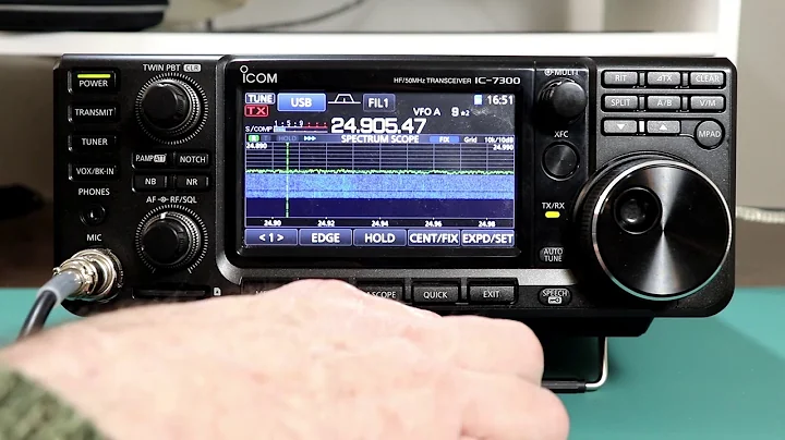 Icom IC7300 A to Z #40 Internal Antenna Tuner Operation