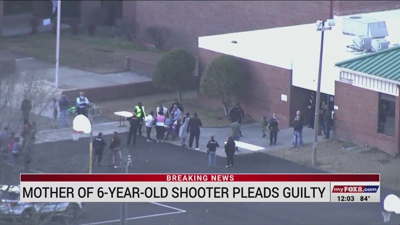 Mother of 6-year-old who shot teacher in Virginia pleads guilty - YouTube