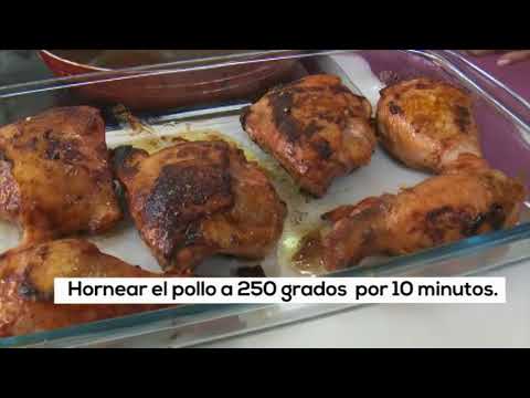 Pollo al horno con papas y ensalada, receta de Matutino Express - YouTube