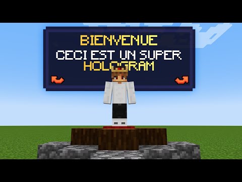 Comment ajouter du TEXTE qui flotte dans Minecraft ?! (FancyHolograms)