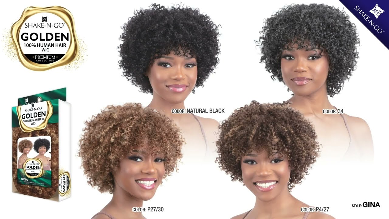 Golden 100% Human Hair Wig - Gina