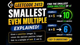 2413. Smallest Even Multiple