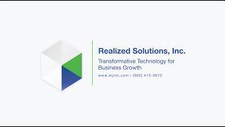 Realized Solutions, Inc (RSI) Intro Video