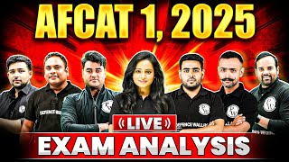 AFCAT 1, 2025 Exam Analysis  💪  | AFCAT Live Paper Discussion 🤩 screenshot 1