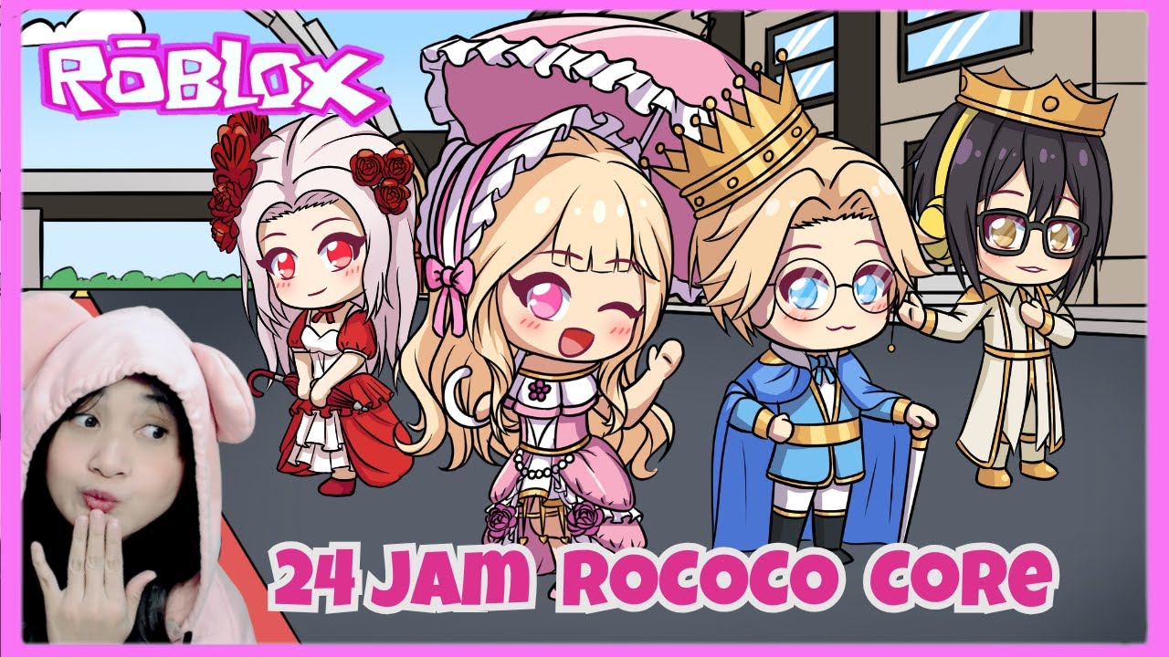 24 JAM AVATAR TEMA : ROCOCO di ROBLOX Brookhaven 