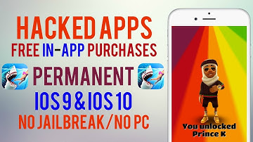 FREE IN-APP PURCHASES! HACKED APPS ON IOS 9/10! NO JAILBREAK/NO PC [FREE]