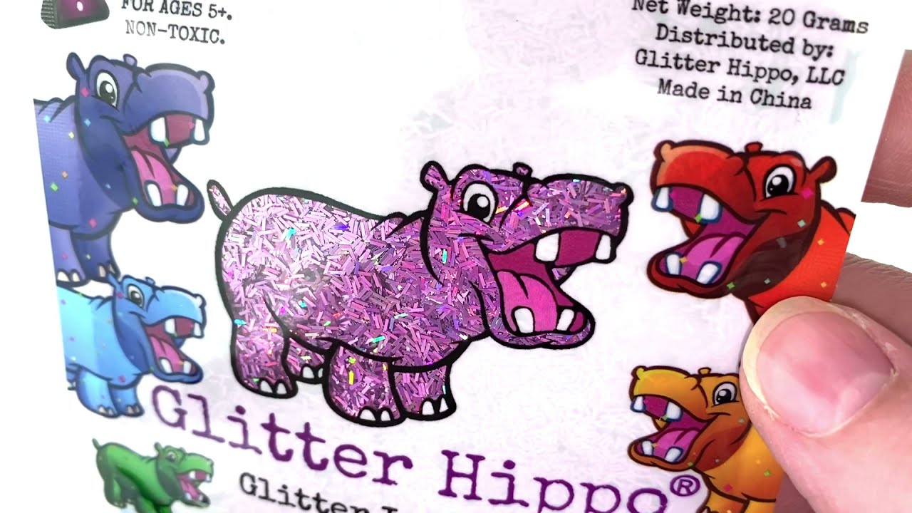 GlitterHippo.com Holographic Sprinkle Glitter - Sticky Sweet - purply pink orchid lilac Holo Glitter