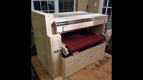 2 steps drum sander build part 2