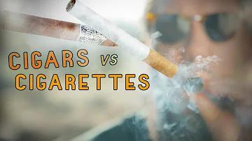 What is worse to inhale cigars or cigarettes?