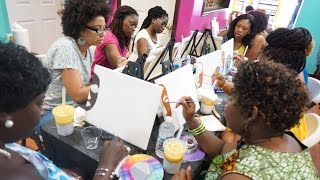 Create Your Own Paint & Sip w/ Honeybee: Bohemian Soul Salon Presents "Kinky, Coily, Curly P&S