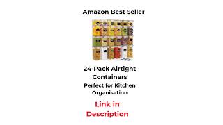 “Kitchen Storage Upgrade! 24‑Pack Airtight Containers Review”
