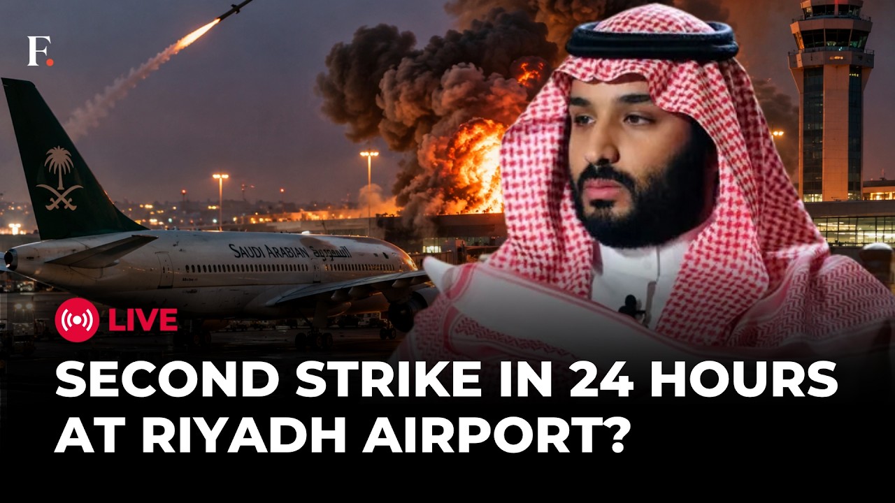 Riyadh Airport Hit Again: Fresh Houthi Strike Kills One, Injures 11| SAUDI WAR LIVE thumbnail
