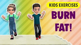 Burn Fat: Kids Exercises At Home - Fun Workout image
