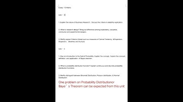 BUSINESS RESEARCH METHOD IMPORTANT QUESTIONS| BRM IMPORTANT QUESTIONS|OU MBA 2ND SEM IMP QUESTIONS