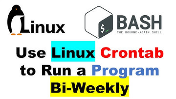 Use Linux Crontab to Run a Program Bi-Weekly