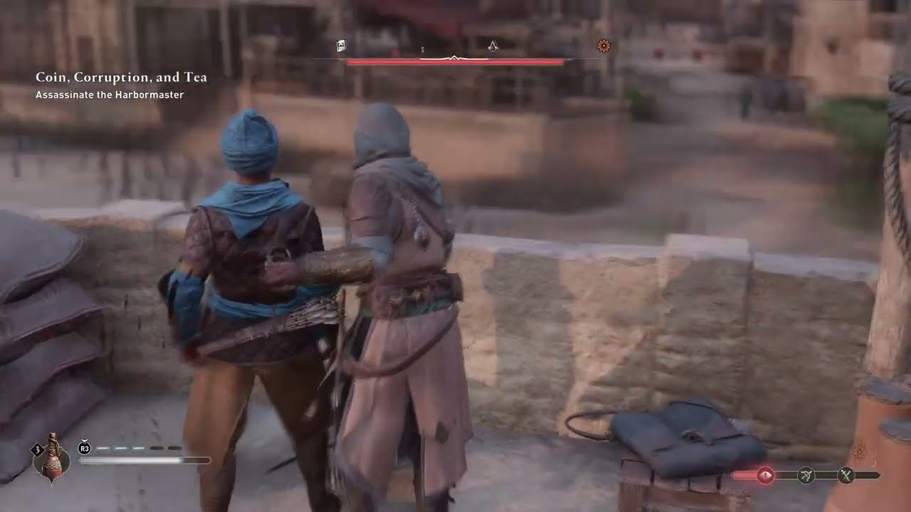 Assassins Creed Mirage (2023) - Part 036 - Assassinate Harbormaster (Al-Kullulu)/ Artifacts/ Kong!!!