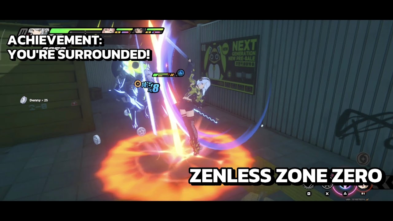 [Zenless Zone Zero Achievement] You're Surrounded!: Defeat All Enemies In Ambush In Metro Terminal