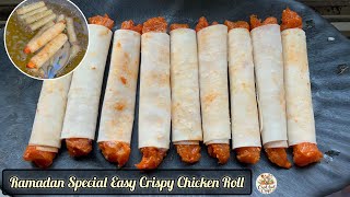 Ramadan Special Easy Crispy Chicken Rollquick And Delicious Recipechickenroll easyrecipe 