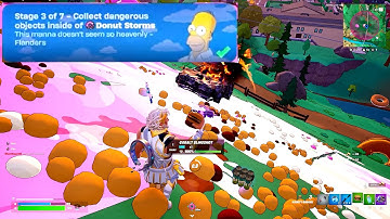 Collect dangerous objects inside of Donut Storms Fortnite